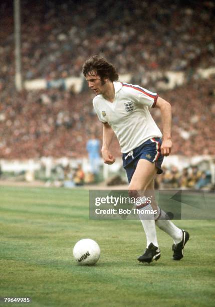 Circa 1977, Mike Channon, England, who won 46 international caps between 1973-1978