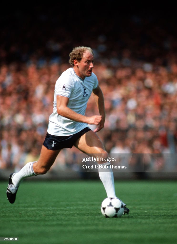 Sport, Football, League Division One, 27th August 1983, Ipswich Town 3 v Tottenham Hotspur 1, Tottenham Hotspur's Alan Brazil