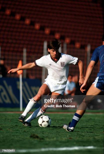Sport, Football, Friendly International, Los Angeles, 16th June 1985, USA 0 v England 5, England's Paul Bracewell