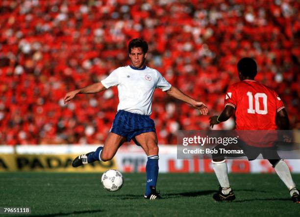 Sport, Football, World Cup Qualifier, Port of Spain, 19th November 1989, Trinidad & Tobago 0 v USA 1, USA's Paul Caligiuri