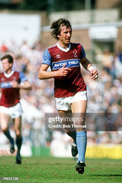 Sport, Football, pic: 21st April 1984, Division 1, Southampton 2 v West Ham United 0, Billy Bonds, West Ham United Sport, Football, pic: 21st April 1984, Division 1, Southampton 2 v West Ham United 0, Billy Bonds, West Ham United