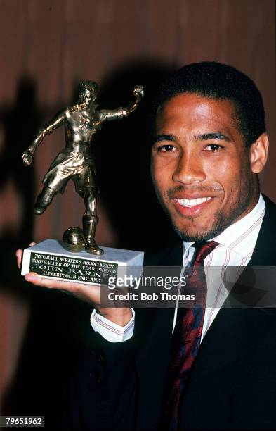 Liverpool and England's John Barnes the Footballer of the Year 1989-1990