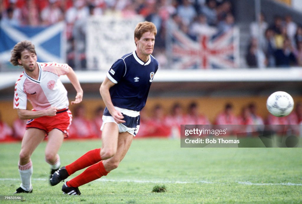 World Cup Finals, Neza, Mexico, 4th June Denmark 1 v Scotland 0 ...
