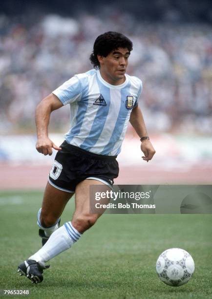World Cup Finals, Mexico City, Mexico, 2nd June Argentina 3 v South Korea 1, Argentina's Diego Maradona