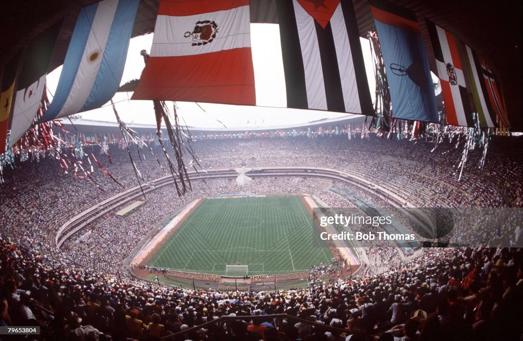 1986 World Cup Finals, Mexico City, Mexico, The Azteca Stadium, venue for the 1986 World Cup Final