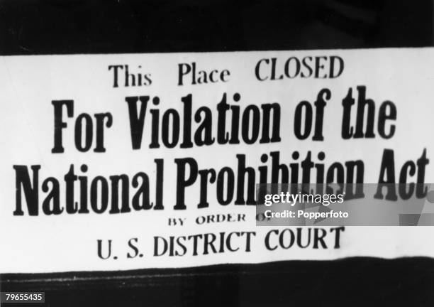 Prohibition Lettering Prohibition Poster Photos and Premium High Res Pictures - Getty Images
