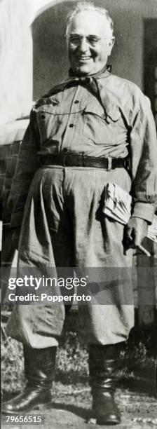 Politics, Personalities, pic: circa 1950, Getulio Vargas pictured wearing "gaucho" dress, Getulio Vargas President of Brazil from 1930-1945 and from...