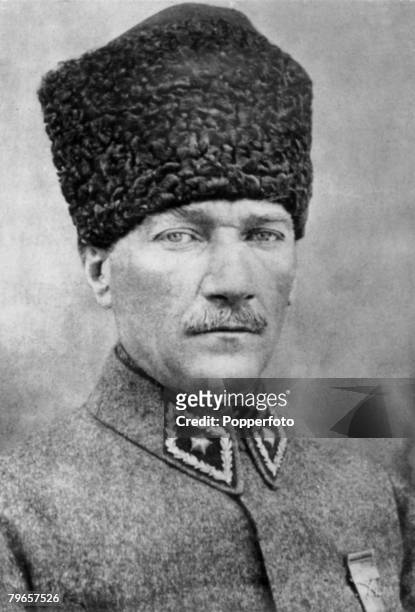 Politics, Military, pic: circa 1917, Kemal Ataturk, Turkish politician and general, under whose leadership the occupying Greeks were expelled from...
