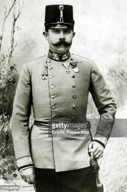 Foreign Royalty, Personalities, pic: circa 1900's, The Archduke of Austria,Franz Ferdinand, portrait, Archduke Franz-Ferdinand, , heir to the...