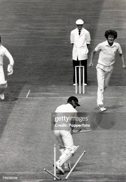 Sport, Cricket, The Ashes, Sixth Test Match at The Oval, London, 28th August 1981. England v Australia, Match Drawn, Australia's Dirk Wellham is...