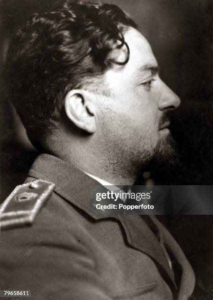 Circa 1930's, Marshal Italo Balbo of Italy , Marshal Balbo, was made Governor of Libya in 1933, perhaps sent there by Mussolini, as he was proving...