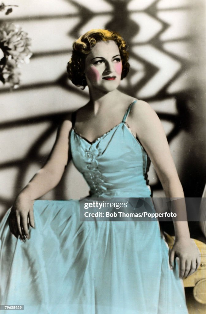 circa 1930's, English actress, comedienne and singer Gracie Fields ...
