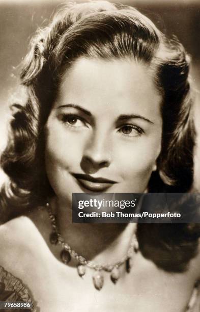 Cinema Personalities, pic: circa 1950, American actress Colleen Gray, born 1922