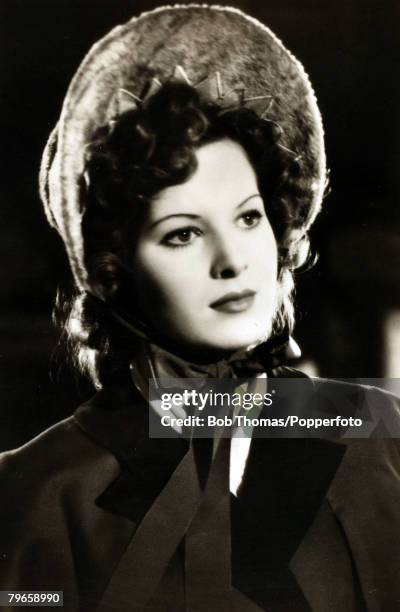 Cinema Personalities, pic: circa 1939, Irish actress Maureen O'Hara, born 1920, appearing in "Jamaica Inn", She went to Hollywood in 1939 and her one...