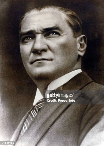 Politics, Military, pic: circa 1930, Kemal Ataturk, portrait, Kemal Ataturk, 1881-1938 was a Turkish politician and general, under his leadership the...