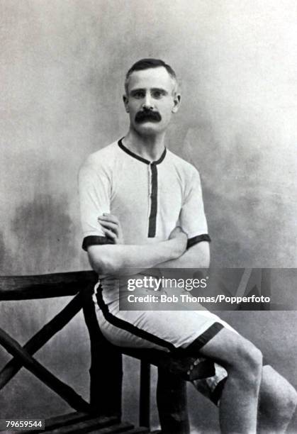 Sport, Athletics, circa 1896, H,A,Munro, the A,A,A, champion at 4 miles who started as a sprinter but changed to long distance running