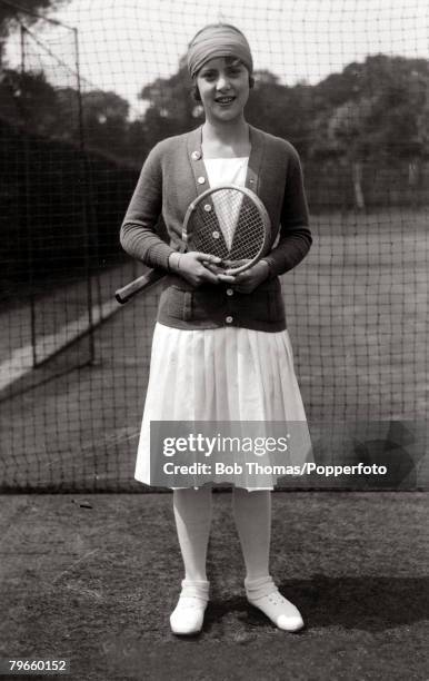 Sport/Tennis, circa 1930, Cilly Aussem, Germany, who in 1931 won both the Wimbledon and French Open Singles titles