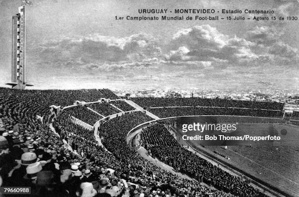 Sport, Football, The Centenary Stadium Montevideo, Uruguay which hosted the first F,I,F,A,World Cup Final in 1930