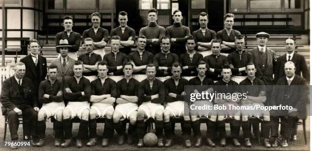 Sport, Football, Northampton Town F,C, 1931-1932, Back row, L-R: J,Scott, E,A,Bowen, T,Boyle, L,Hammond, W,Cave, F,Davies, F,Dawes, Second row, L-R:...