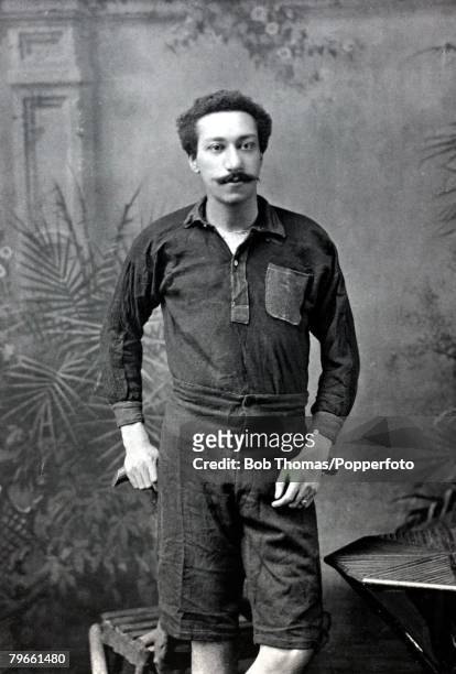 Sport/Football, circa 1896, Arthur Wharton, a goalkeeper of some note, who played for Preston North End and Rotherham United