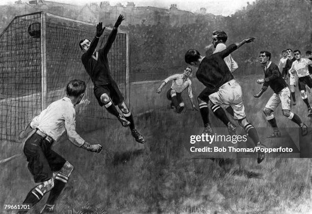 Sport, Football, Division 1 Chelsea 2 v Tottenham Hotspur 0, Windridge heads home Chelsea+s 1st goal