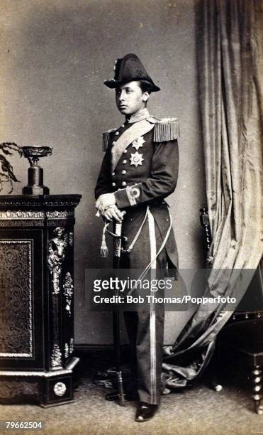 British Royalty, H,R,H, Prince Alfred, Duke of Edinburgh, son of Queen Victoria of Great Britain, lived from 1844 to 1900