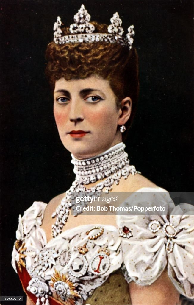 British Royalty, Circa 1905, H,M,Queen Alexandra wife of King Edward VII of Great Britain