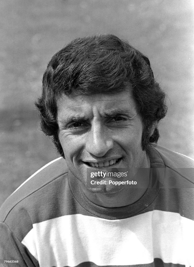 Sport, Football, England, 10th August 1973, Portrait of Queen's Park Rangers' Frank McLintock