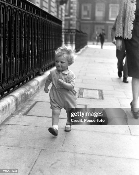 World War II, 5th June 1942, 20 month old Winston Churchill son of captain and Mrs Randolph Churchill and grandson of the prime Minister Winston...