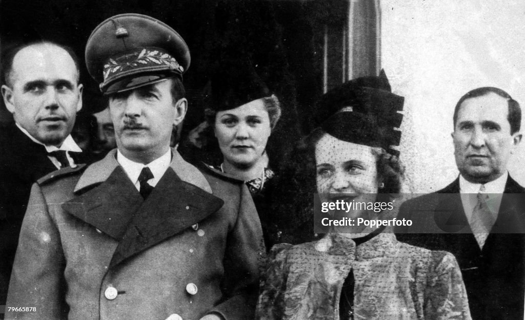 King Zog I And Queen Consort Geraldine Of Albania