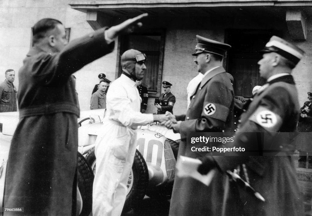 Adolf Hitler Visits Berlin's International Automobile and Motorcycle Show