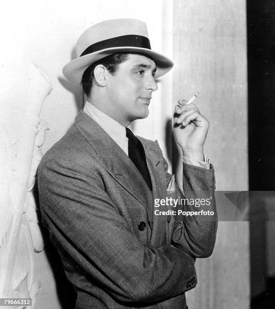 December 1936, A portrait of the American actor Cary Grant