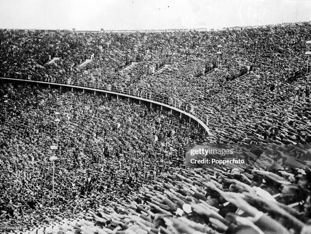 Adolf Hitler Opens 1936 Summer Olympics