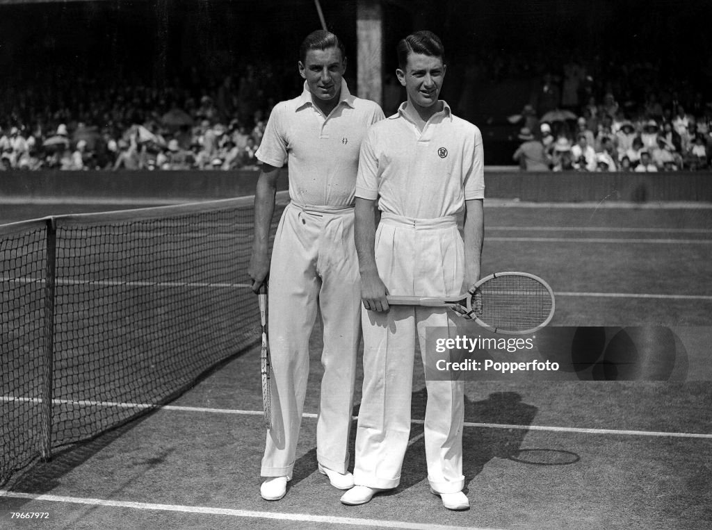 Tennis, London, England, 29th June 1931, British tennis player Fred