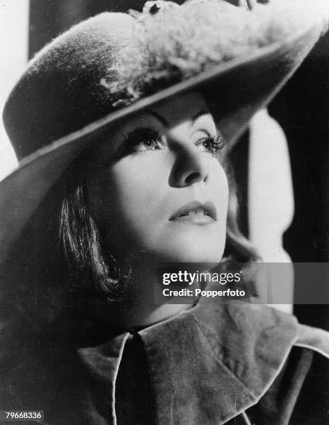 18th January Screen legend Greta Garbo as she appears in her role of Christina, Queen Of Sweden in the film Queen Christina