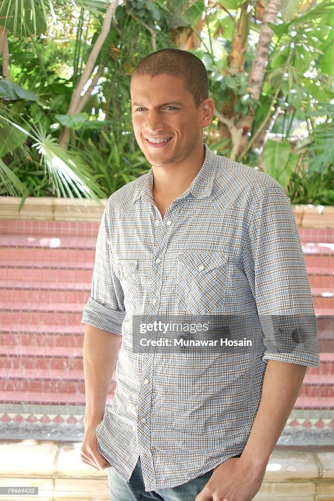 Actor Wentworth Miller at the Four Seasons Hotel in Beverly Hills Actor Wentworth Miller at the Four Seasons Hotel in Beverly Hills