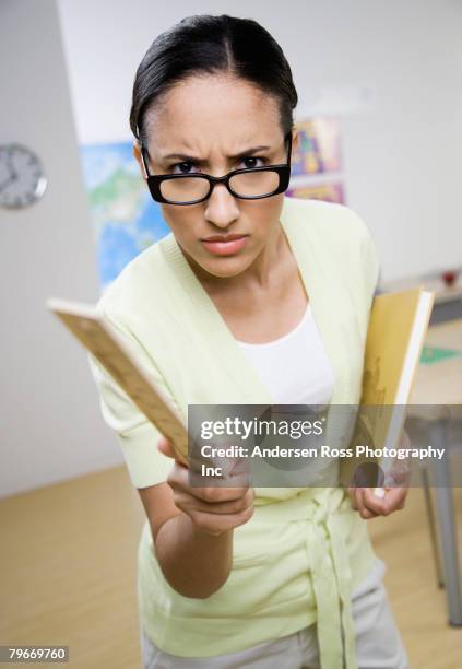 Reference Photo Angry Teacher Ruler 114 Angry Teacher Pointing Stock Photos, High-Res Pictures, and Images ...