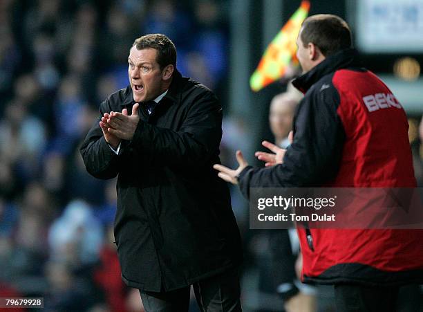 Manager of Ipswich Town Jim Magilton during the Coca Cola Championship match between Ipswich Town and Watford at Portman Road on February 9, 2008 in...