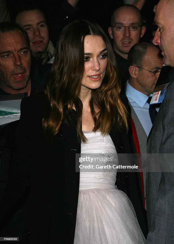 Finch & Partners Pre BAFTA Party - Outside Arrivals