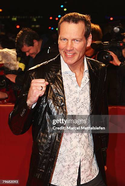 Henry Maske attends the 'Transsiberian' Premiere as part of the 58th Berlinale Film Festival at the Berlinale Palast on February 9, 2008 in Berlin,...