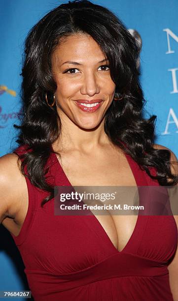 Actress Wendy Davis attends the 39th NAACP Image Awards Nominee Luncheon at the Beverly Hills Hotel February 9, 2008 in Beverly Hills, California.