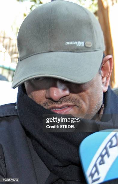 Indian doctor Amit Kumar arrives for questioning at the Central Bureau of Investigation in New Delhi, February 10, 2008. A judge allowed Indian...