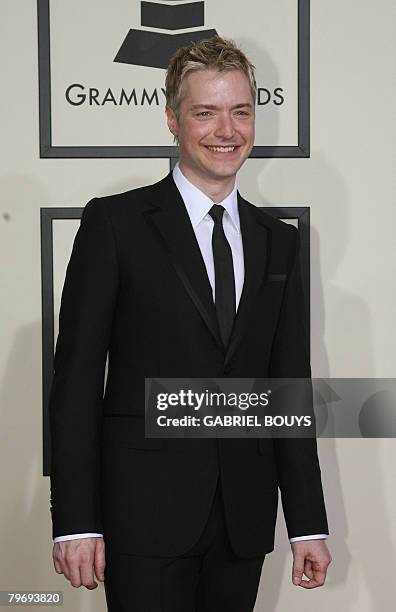 Trumpet player Chris Botti arrives for the 50th Grammy Awards in Los Angeles on February 10, 2008. AFP PHOTO/Gabriel BOUYS