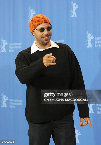 Brazilian director Jose Padilha poses for photographers during a photocall for his movie "Tropa de Elite" presented in competition for the Golden...