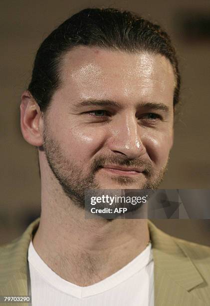 Slovakian actor Marko Igonda poses during the "Shooting Stars 2008" photocall during the 58th International Berlinale Film Festival on February 11,...
