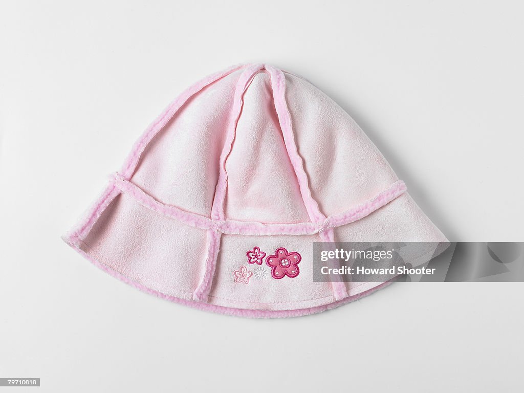 Pink felt hat