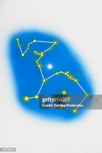 centaurus and crux - southern cross stars stock illustrations