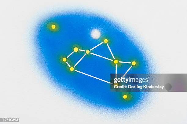 sagittarius - sagittarius constellation stock illustrations
