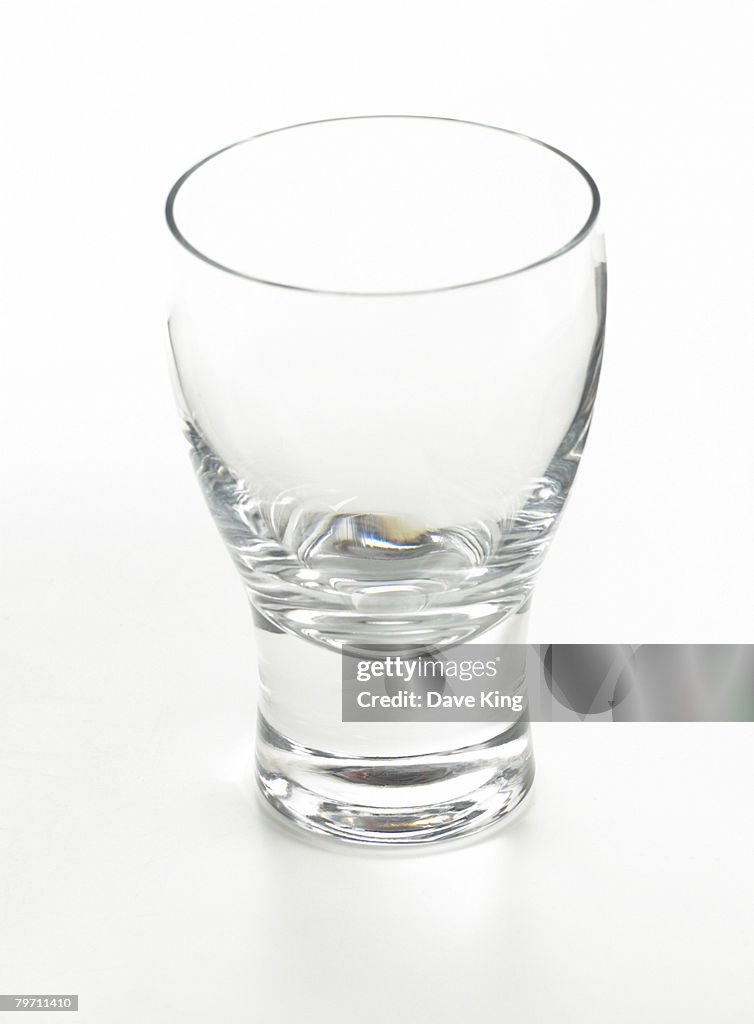Drinking glass, close up