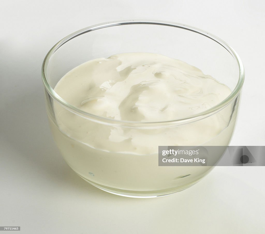 Bowl of yoghurt